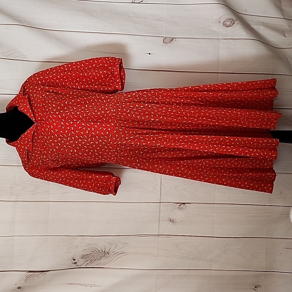 YoLua, Red Floral Dress, size 16